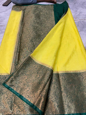 MT textiles Woven Handloom Pure Silk Saree(Multicolor)
