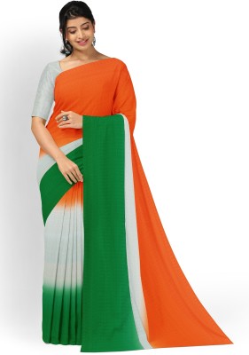 KOTHARI SBT Digital Print Bandhani Art Silk Saree(Orange)