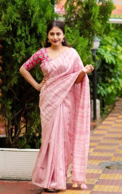 Tasrika Self Design Bollywood Art Silk Saree(Pink)