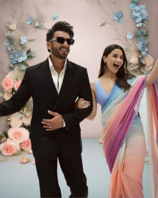 Jayu Self Design Daily Wear Georgette Saree(Light Blue)