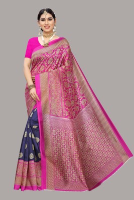 Priyashi Self Design Bollywood Art Silk Saree(Multicolor)