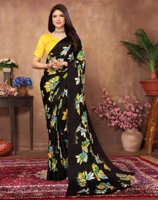 YASHIKA Printed Bollywood Tussar Silk Saree(Green)