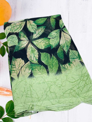 HouseOfCommon Ombre Bollywood Georgette Saree(Green)