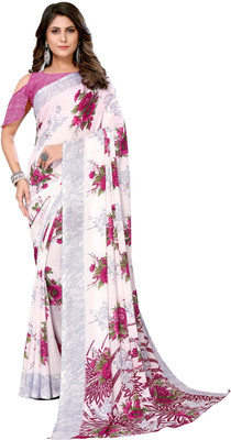 Priyashi Printed Bandhani Georgette Saree(Multicolor)