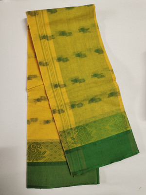 Tm taant saree Self Design Tant Pure Cotton Saree(Red, Blue)