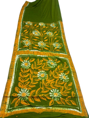 kalpana handloom Digital Print Handloom Pure Cotton Saree(Multicolor)