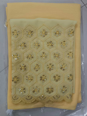 MayraEthnic Self Design Bollywood Georgette Saree(Green)