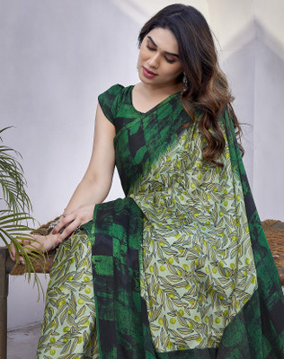 Gugaliya Embellished Daily Wear Chiffon, Art Silk Saree(Multicolor)