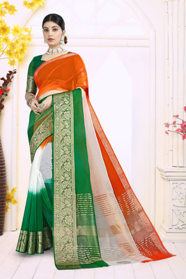 Aarunika SKT Digital Print Bollywood Art Silk Saree(Multicolor)