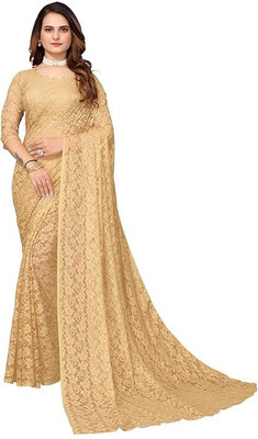 Pradeep Embroidered Bollywood Net Saree(Multicolor)