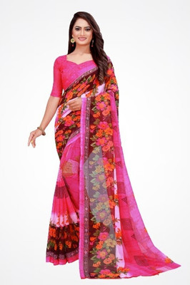 Suali Printed Daily Wear Georgette Saree(Multicolor)