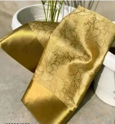 sarees Woven Banarasi Tissue Saree(Gold)