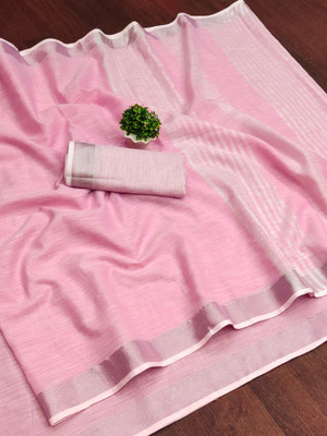 Cjrm Embellished Gadwal Cotton Silk Saree(Multicolor)