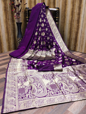 Janvi Boutique Pure Silk Self Design Blouse Material