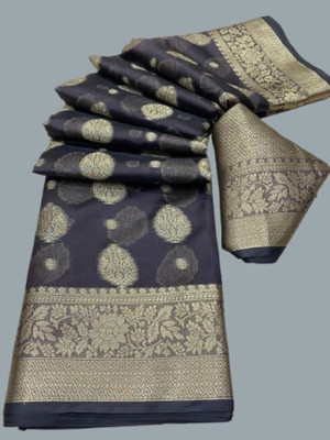 Bollytrend Printed Bollywood Georgette Saree(Grey)