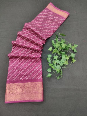 Sita Printed Bollywood Art Silk, Silk Blend Saree(Magenta)