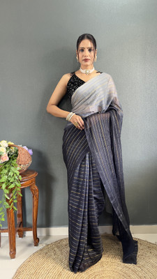 Divastri Printed Bollywood Georgette Saree(Black)