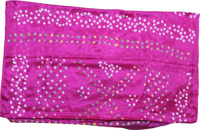 shrishivam Printed Daily Wear Art Silk, Cotton Silk Saree(Pink)