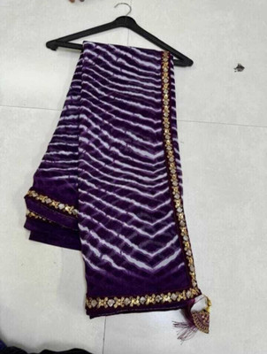 S.R.TEXTILES Self Design Bollywood Georgette Saree(Purple)