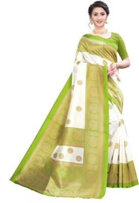 Saadhvi Self Design Kanjivaram Georgette Saree(Multicolor)