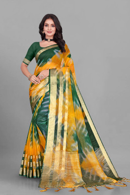Aarunika LGF Digital Print Bollywood Art Silk Saree(Multicolor)
