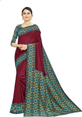Vimla Embellished Bollywood Art Silk Saree(Purple)