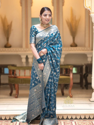 ANUVRATA Jacquard Self Design Blouse Material