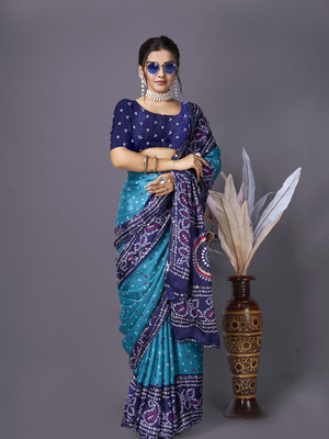 nirmal creation Solid/Plain Bollywood Georgette Saree(Multicolor)