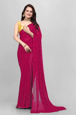 Triveni Fab Self Design Daily Wear Viscose Rayon Saree(Maroon)
