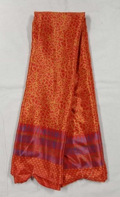 Maa Silk Printed Bandhani Cotton Blend Saree(Multicolor)