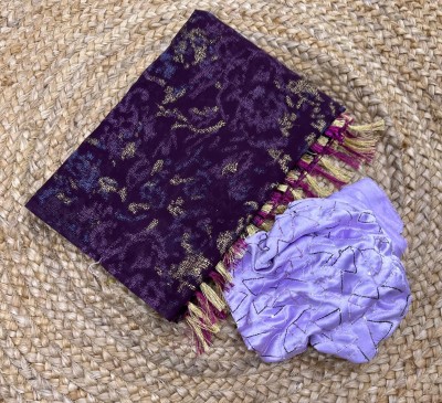 NEELMADHAV FASHION Embellished Bollywood Georgette Saree(Purple)