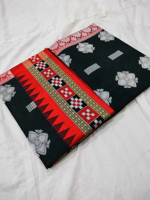 arcticsaree Woven Sambalpuri Art Silk Saree(Black)