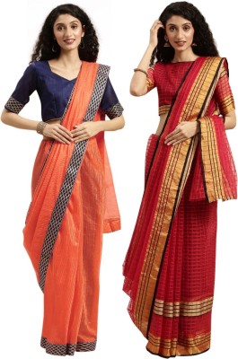 Suali Embroidered Bollywood Georgette Saree(Pack of 2, Multicolor)