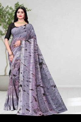 HouseOfCommon Ombre Bollywood Georgette Saree(Grey)