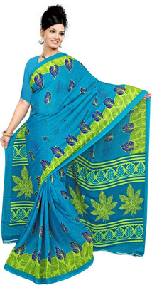 AVM SILK MILLS Printed Daily Wear Georgette Saree(Multicolor)