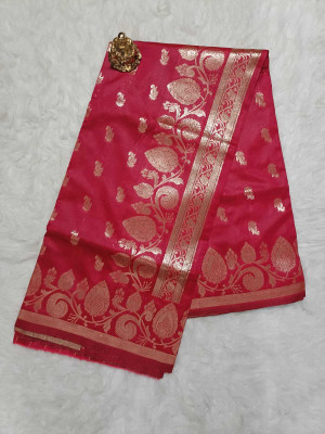 KALIPATRA Woven Banarasi Art Silk Saree(Red)