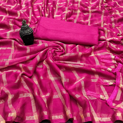 Sayal Creation Self Design Daily Wear Georgette Saree(Pink)