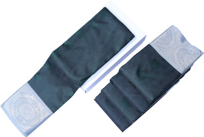 Skboutique Woven Kanjivaram Silk Blend Saree(Purple)