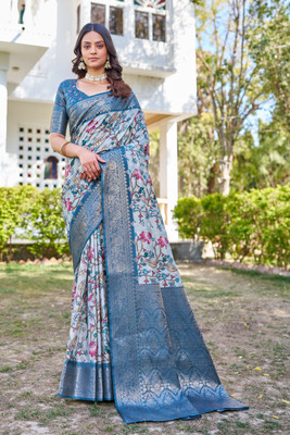 M.B.ENTERPRISE Self Design Banarasi Crepe Saree(Maroon)