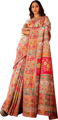 Divastri Woven Banarasi Cotton Silk Saree(Multicolor)