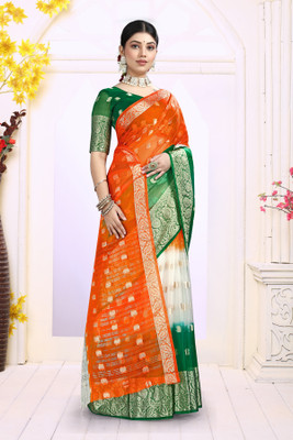 Aarunika SKT Digital Print Bollywood Art Silk Saree(Multicolor)