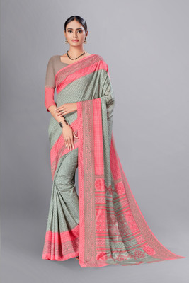 Vimla Printed Bollywood Art Silk Saree(Multicolor)