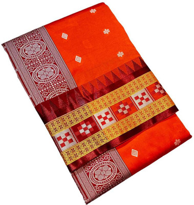 satrangi creation Woven Sambalpuri Art Silk Saree(Multicolor)