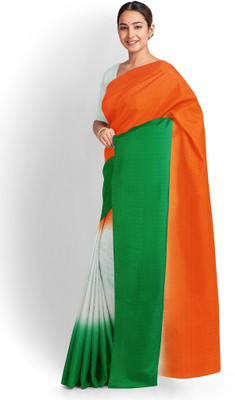 Aarunika Manan Digital Print Bollywood Art Silk Saree(Multicolor)