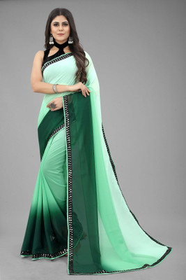 Fancy Fab Self Design Bollywood Cotton Silk Saree(Light Green)