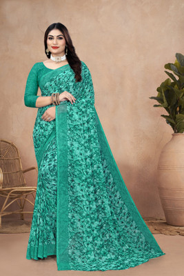 bhavika silk mills Printed Daily Wear Georgette Saree(Multicolor)
