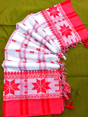 DIVINE Woven Kanjivaram Pure Cotton Saree(Cream)