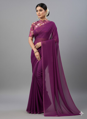 SHILPKALA Embellished Bollywood Chiffon Saree(Multicolor)