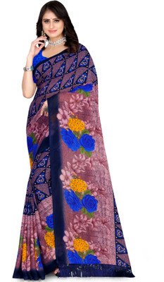 Leelavati Embroidered Bollywood Georgette Saree(Multicolor)