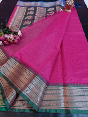 Tahira creation Woven Banarasi Art Silk Saree(Magenta)